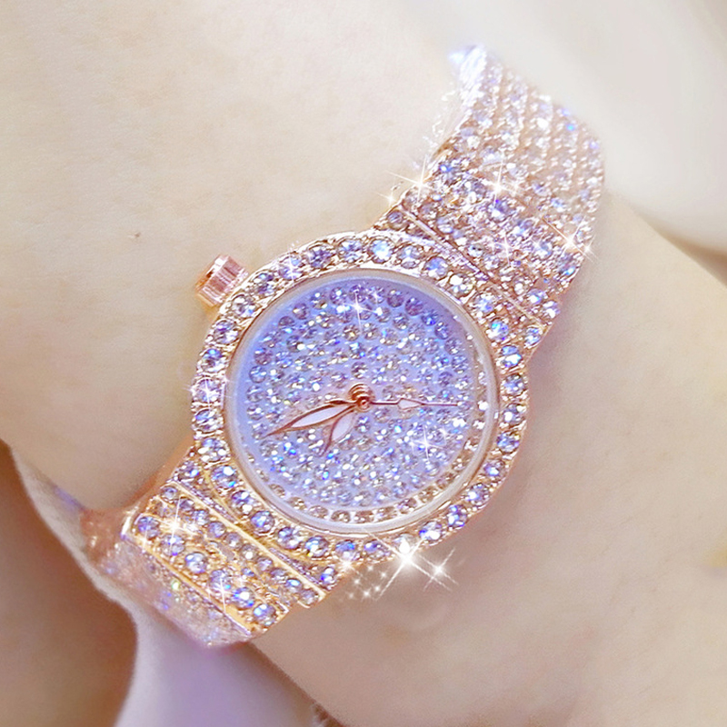 Luxury Watch For Girls - BS-Montre-bracelet en diamant pour femme, montres