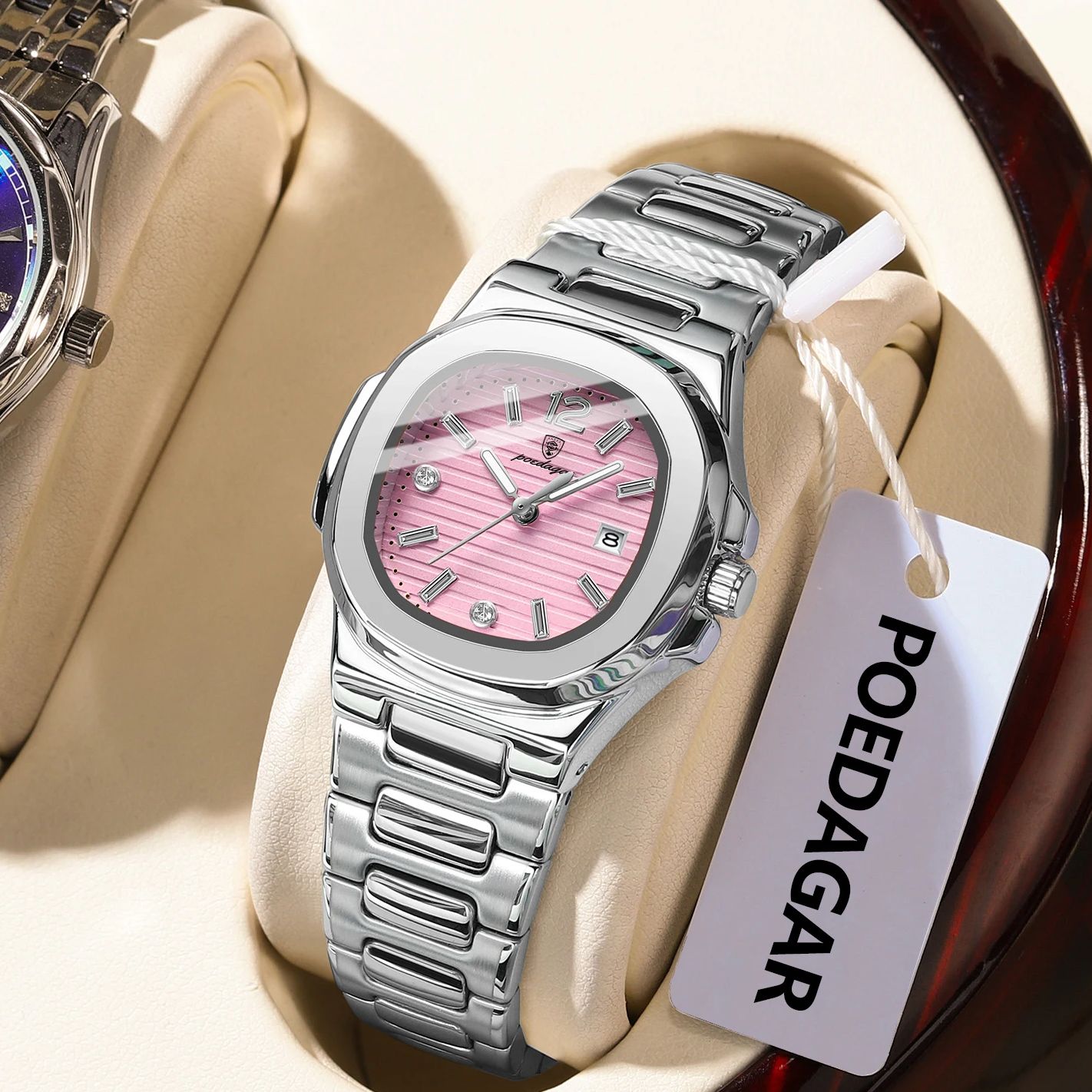Luxury Watch For Girls - POEDAGAR carré mode femme montre-bracelet lumineux