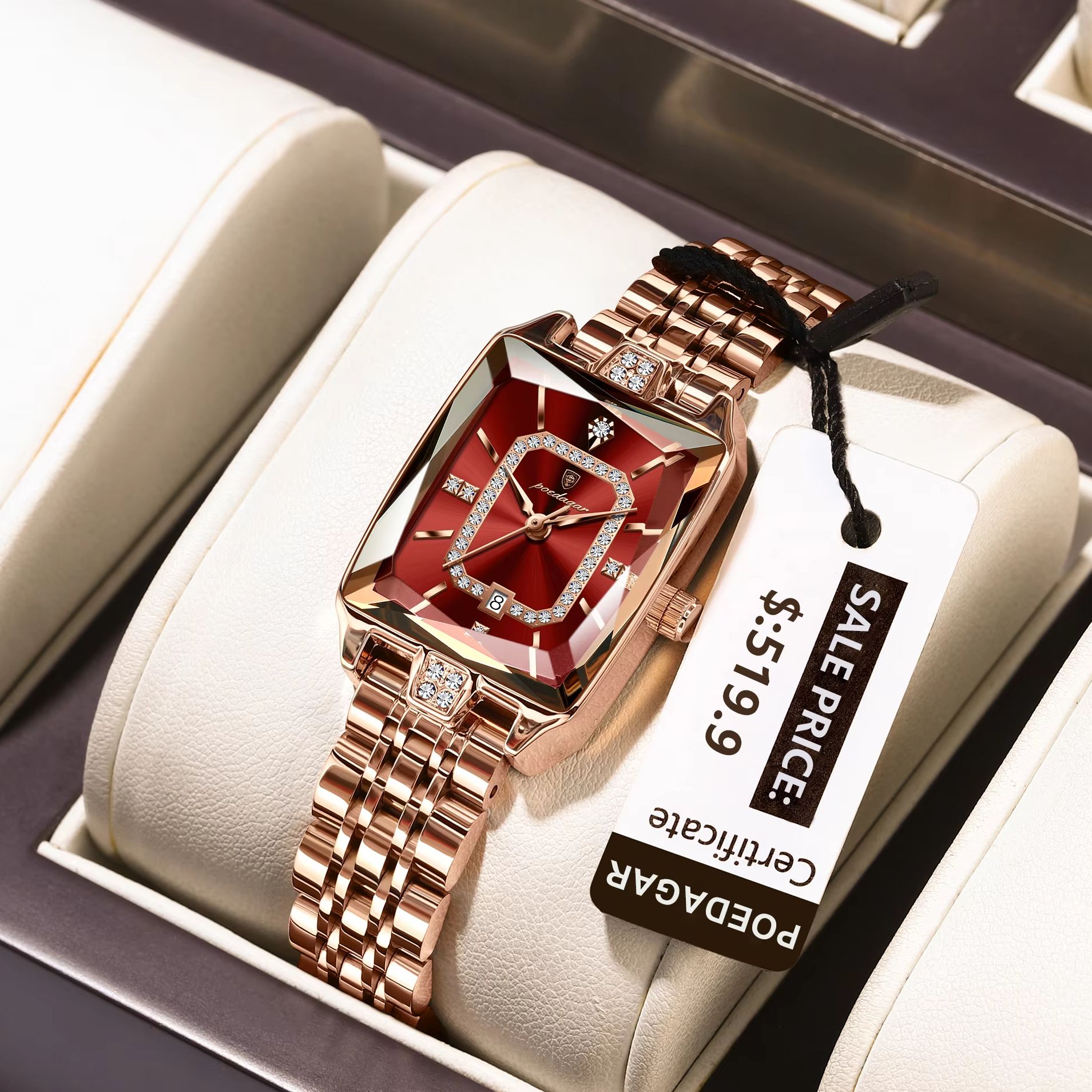 Luxury Watch For Girls - POEDAGAR mode élégante femmes montre-bracelet étanche
