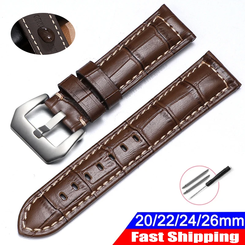 Luxury Watch Panerai - Bracelet de rechange universel en cuir