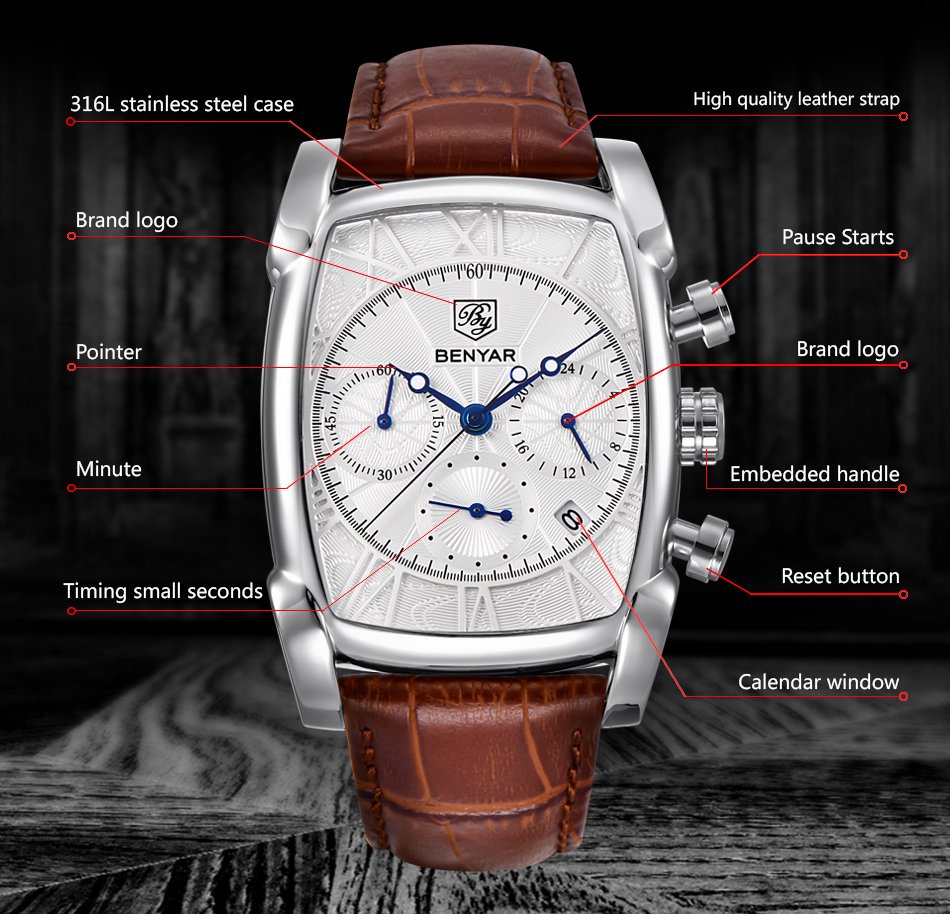 Relogio Masculino hommes montr - Luxury Watch Holder For Men avis et prix