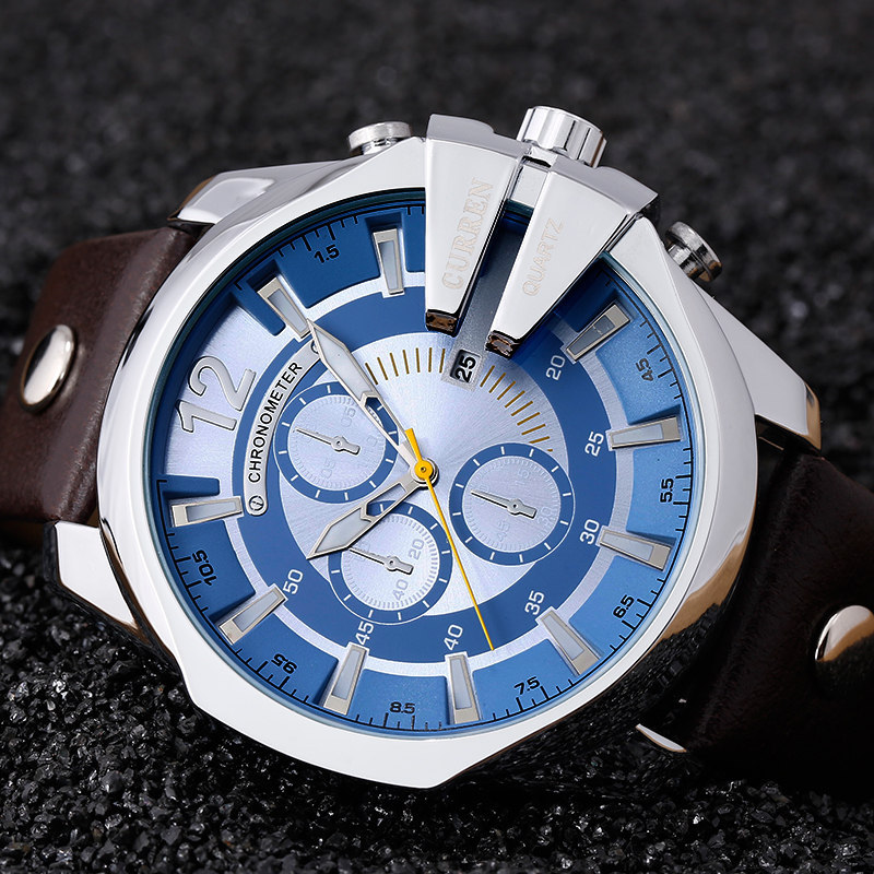 Curren hommes montres haut de  - Luxury Watch Holder For Men avis et prix