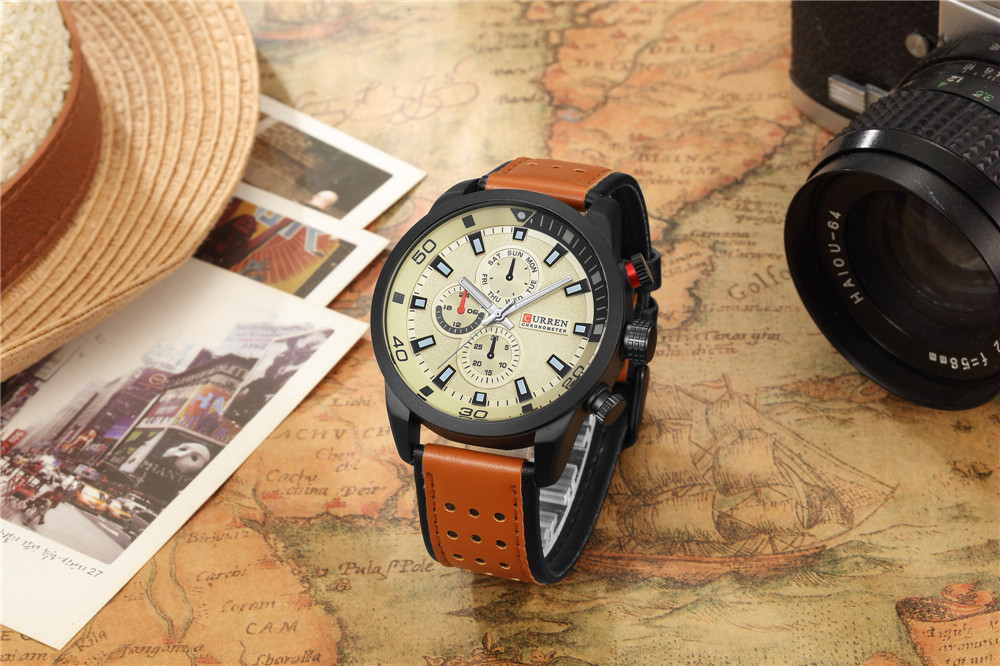 CURREN – montre à quartz étanc - Luxury Watch Holder For Men avis et prix