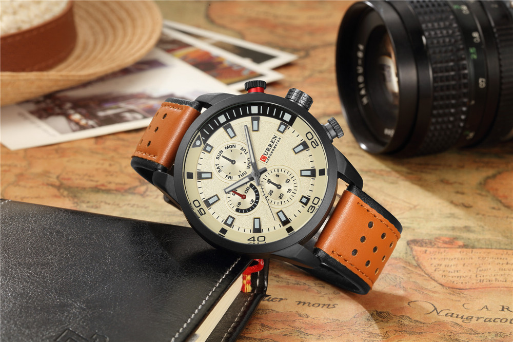 CURREN – montre à quartz étanc - Luxury Watch Holder For Men avis et prix