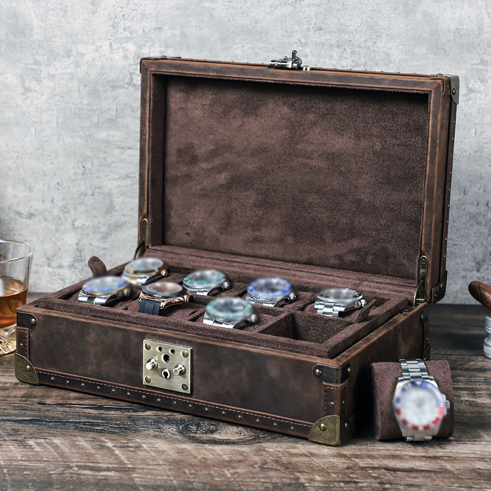 Boîte à montres en cuir person - Luxury Watch Leather avis et prix