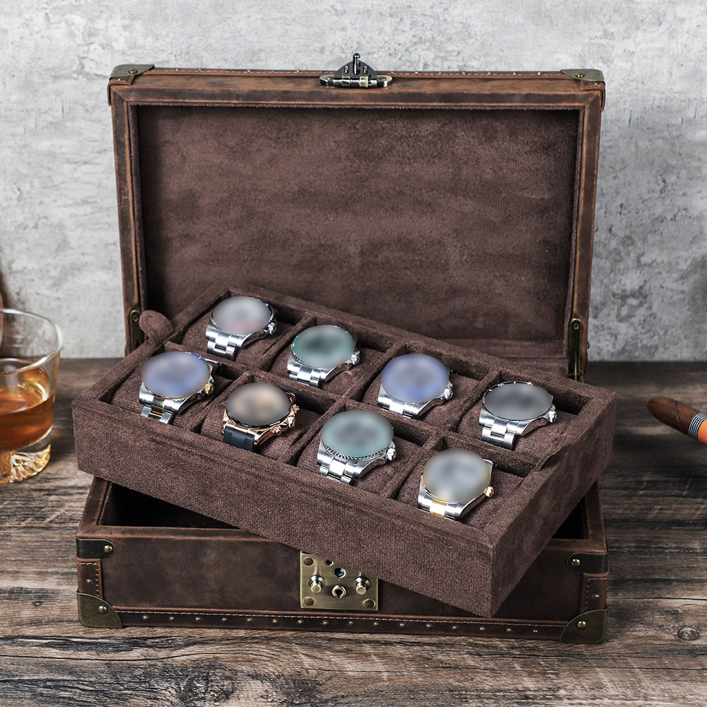 Boîte à montres en cuir person - Luxury Watch Leather avis et prix