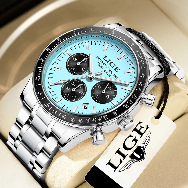 Montre pour homme LIGE, marque - Luxury Watch Holder For Men avis et prix